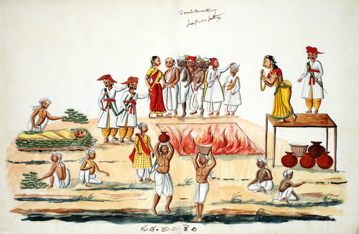 Cenaze (kağıt üzerinde wc) by Indian School