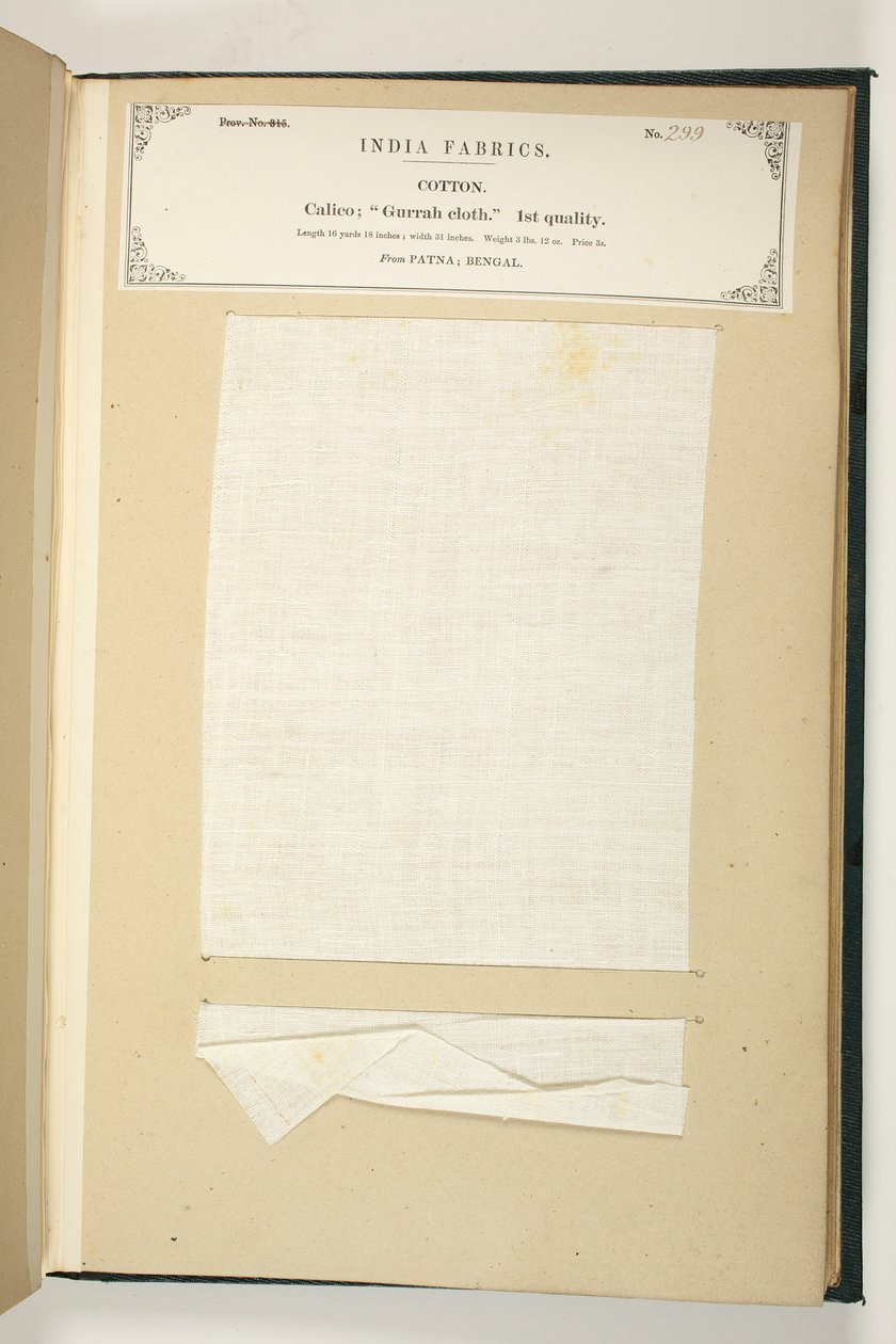 Gurrah Cloth, Patna, Bengal, John Forbes Watson tarafından Hindistan