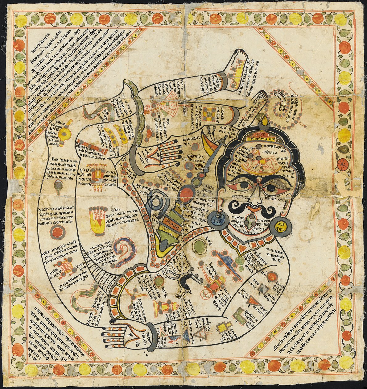 Jain tantrik boyama, Rajasthan by Indian School