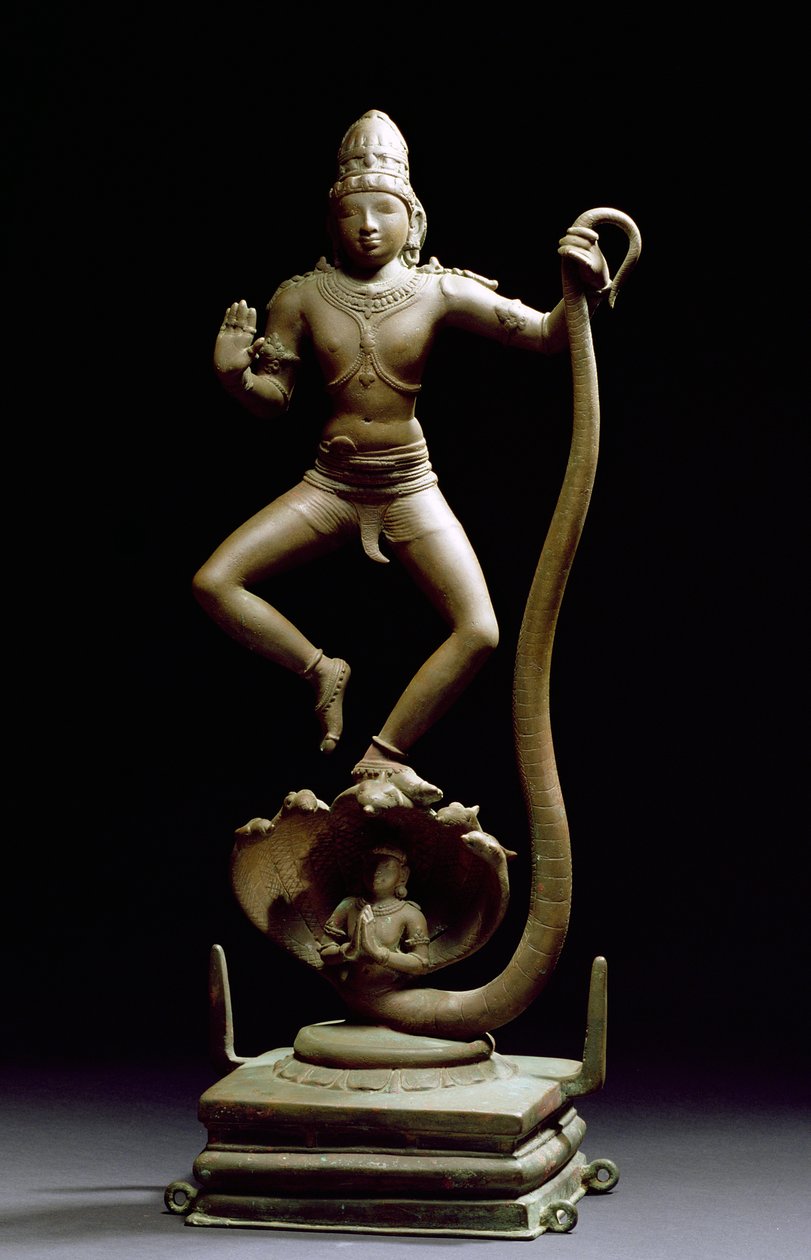 Kaliyakrishna, Chola, Tamil Nadu (bronz) by Indian School