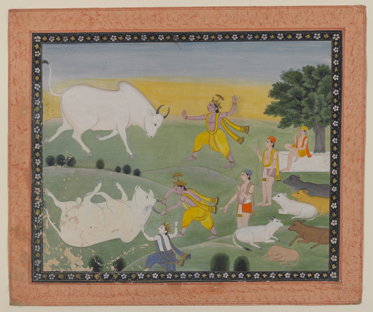 Krishna, Bull Demon