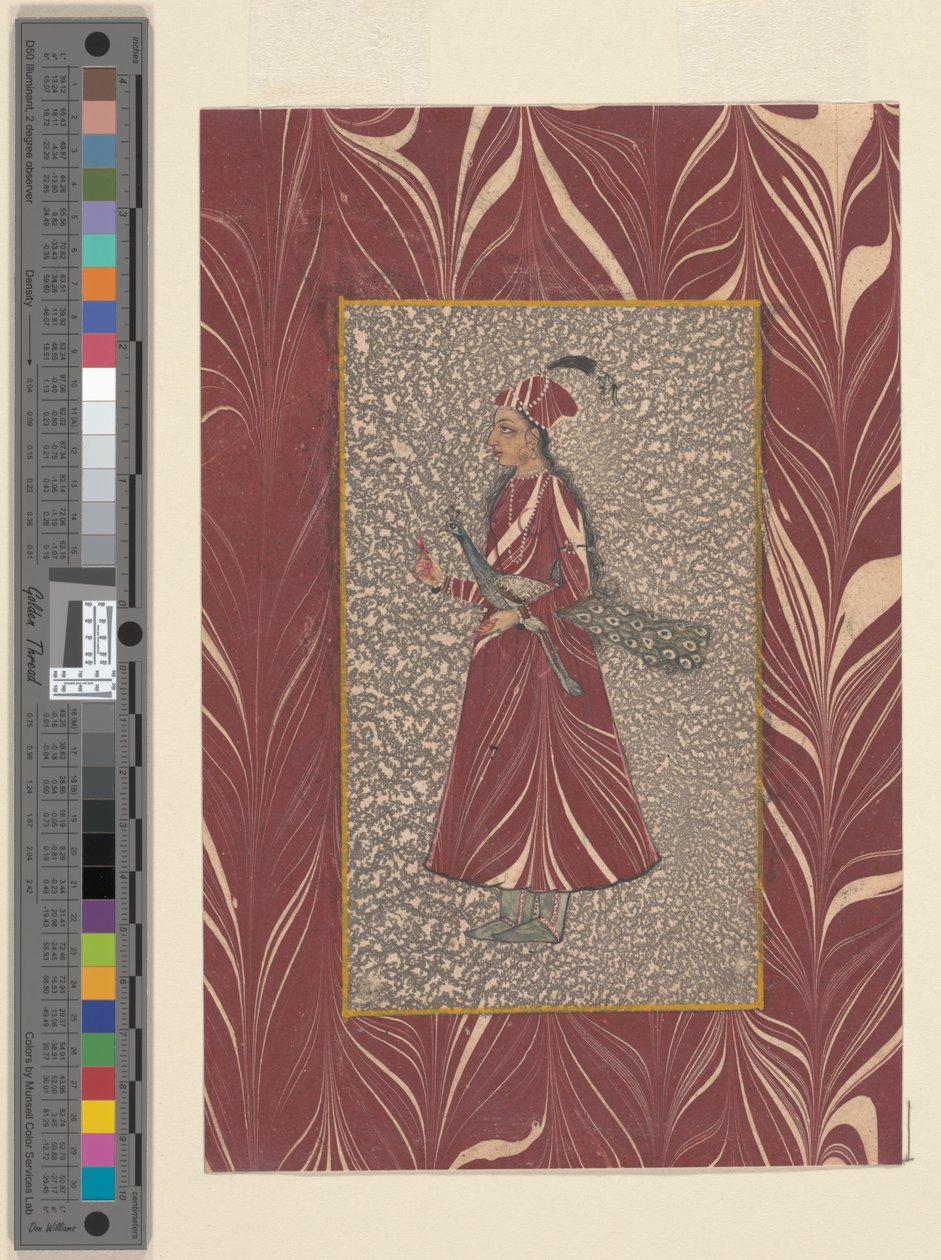 Tavus Kuşu Taşıyan Kadın, Bijapur, c.1660 by Indian School