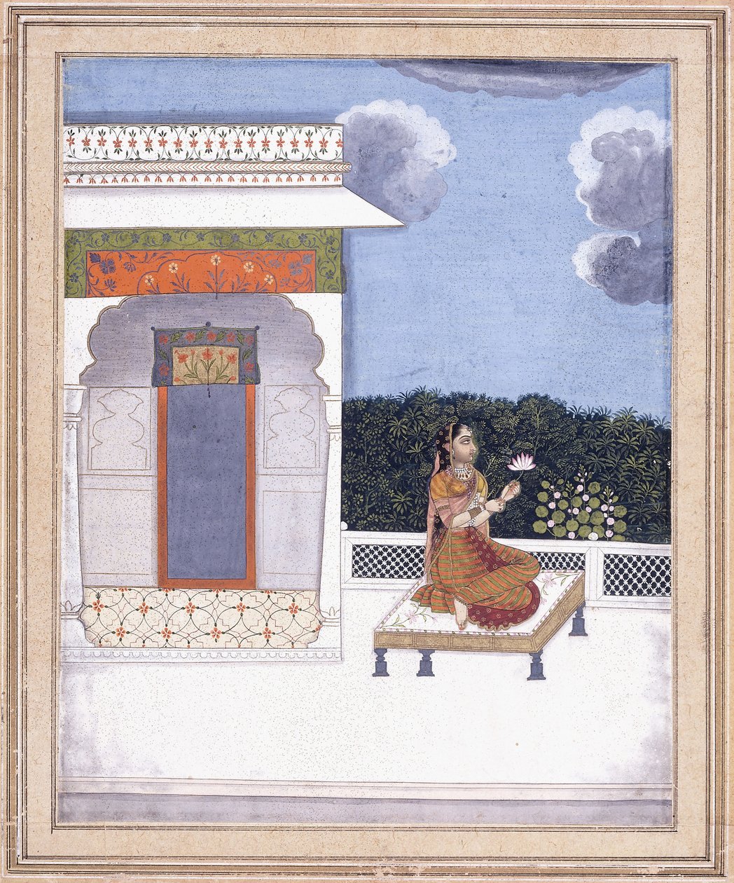 Malashree Ragini, c. ೧೭೬೦- ೭೦ by Indian School