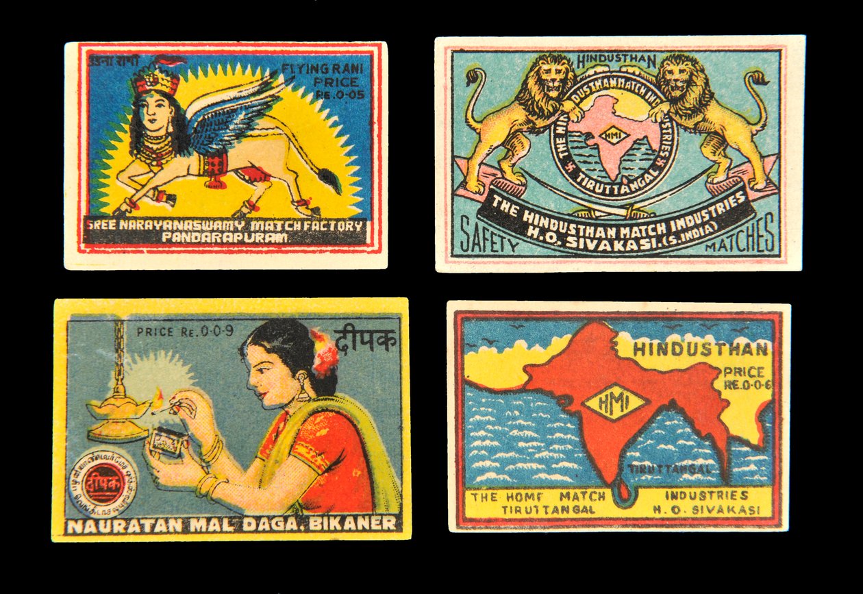 kibrit kutusu etiketleri by Indian School
