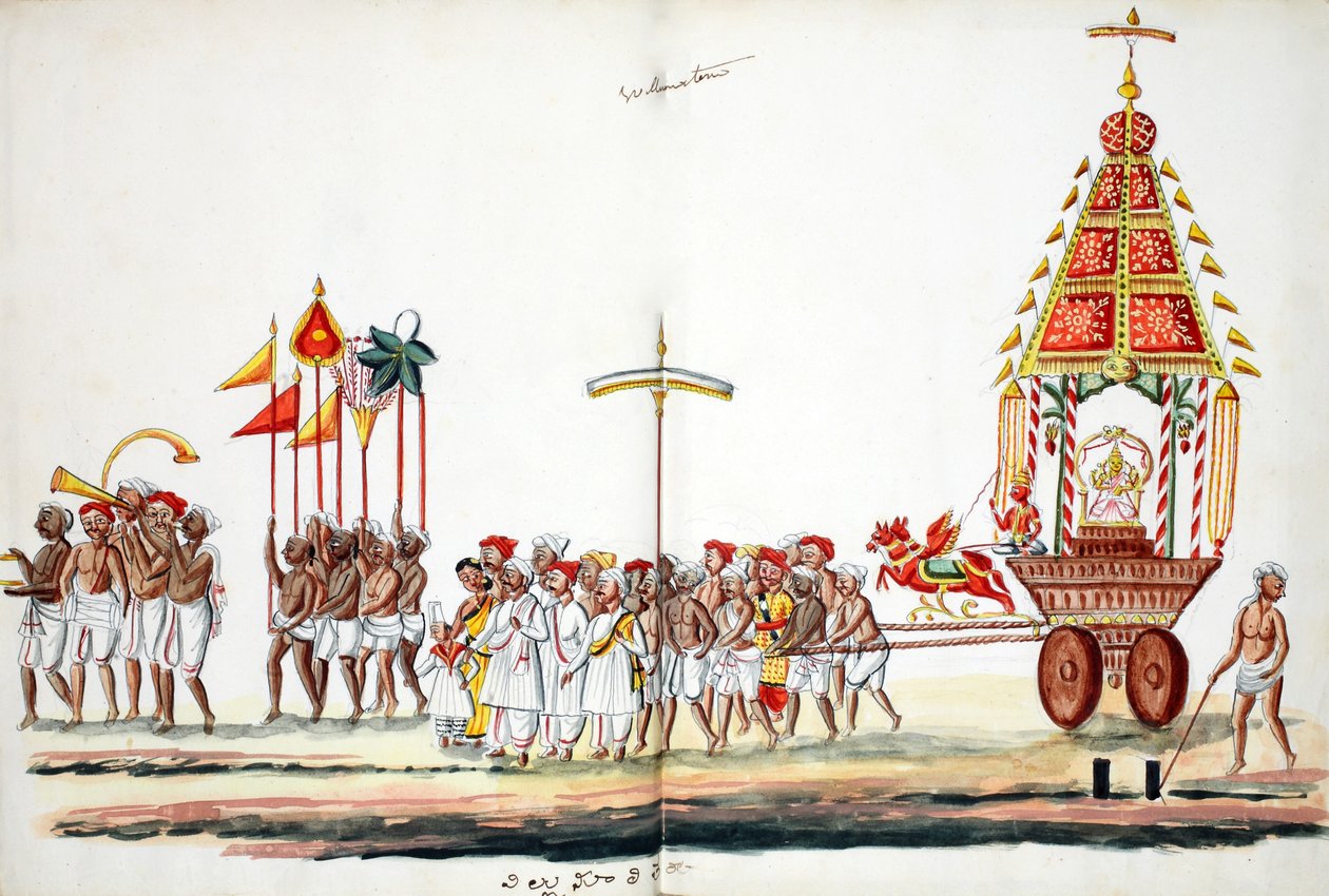Tanrılarla alay (kağıt üzerinde wc) by Indian School