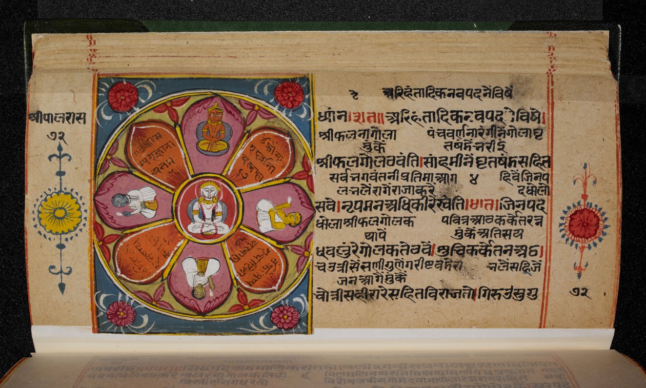 Shripal Rajano Rasa El Yazmasından Siddhachakra by Indian School