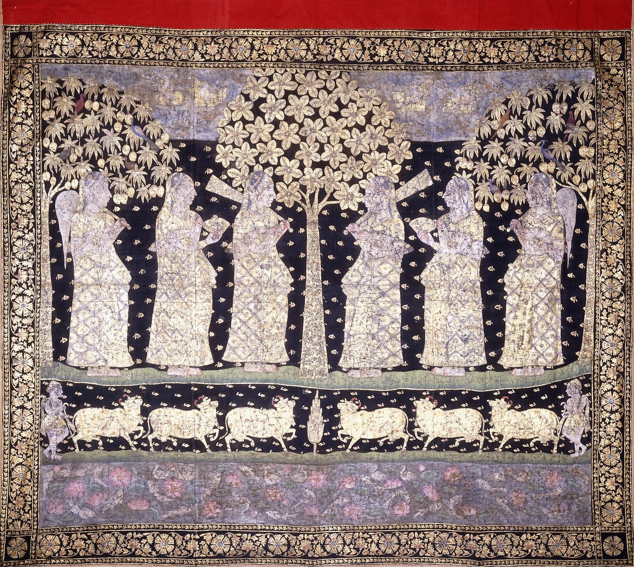 Altı Gopi, c. 1800 by Indian School