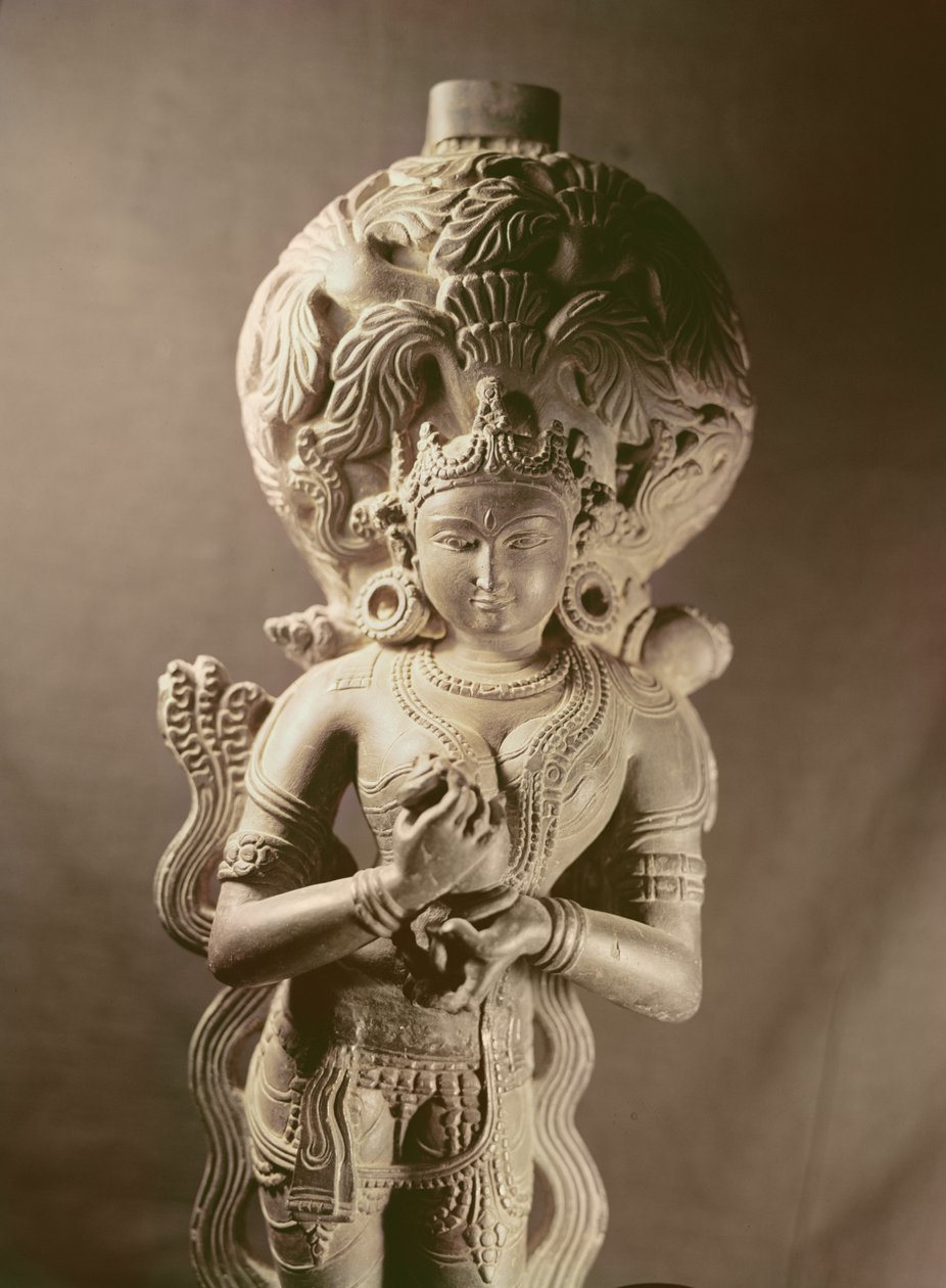 Ganga Heykeli, Mahanad, Bengal, Sena Hanedanlığı (1050-1202) by Indian School