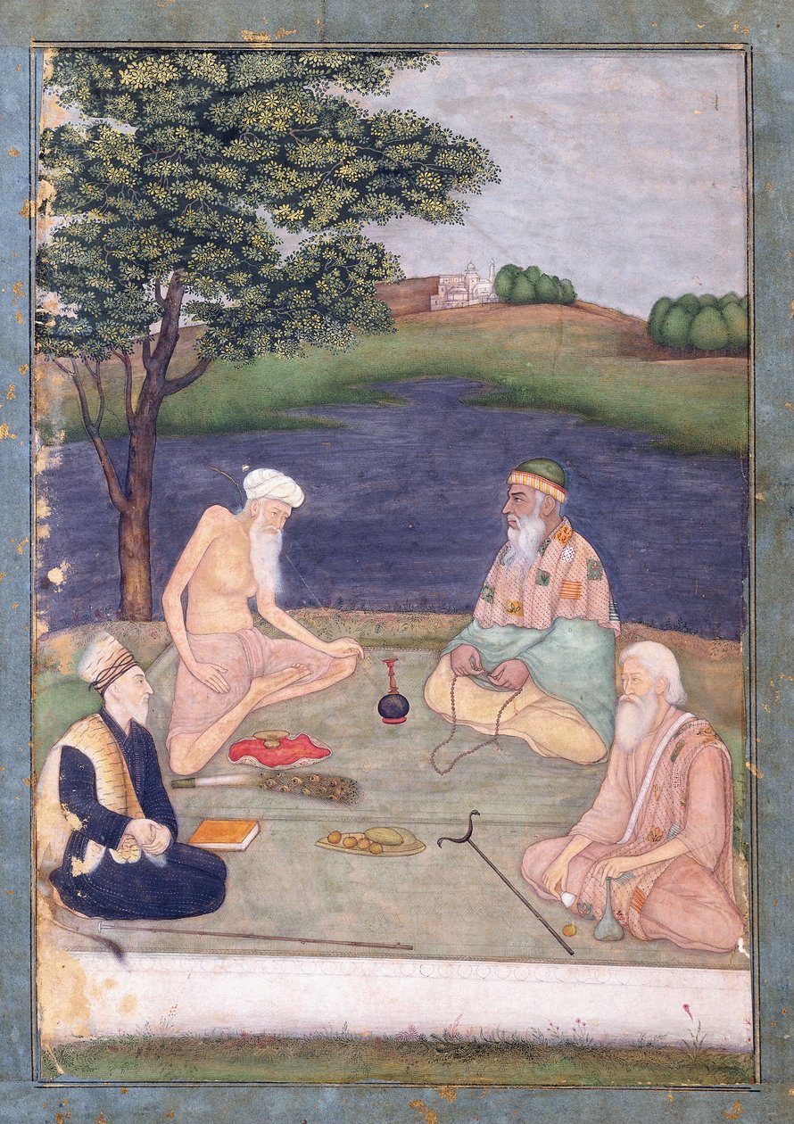Pirlerini Ziyaret Eden Sufiler, c.1650 by Indian School