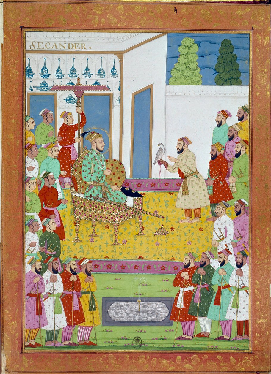 Şah Alem Mahkemesi ile Sultan İskender. Venedikli kaşif Niccolo Manucci