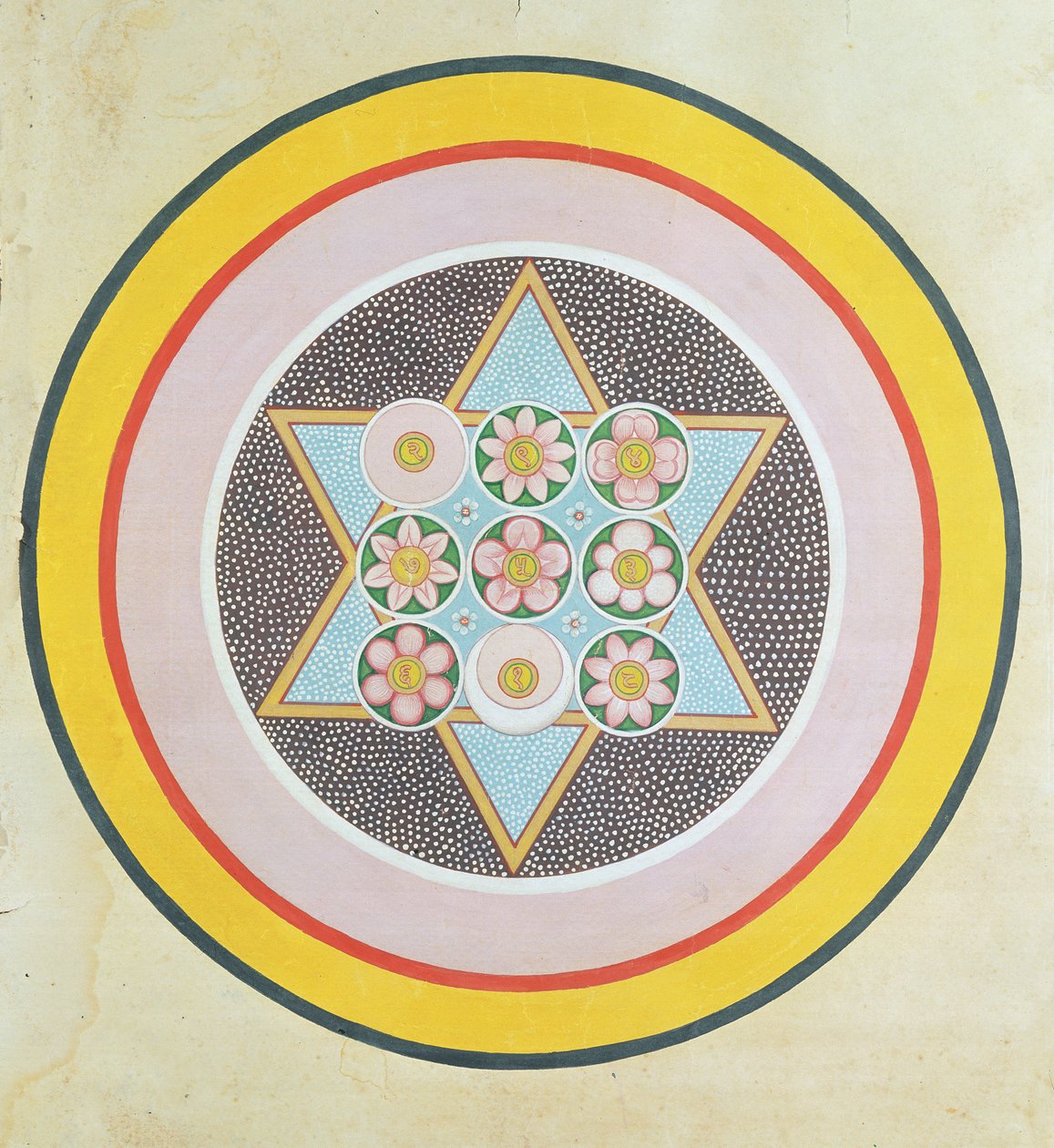 Tantrik yıldız tasarımı by Indian School