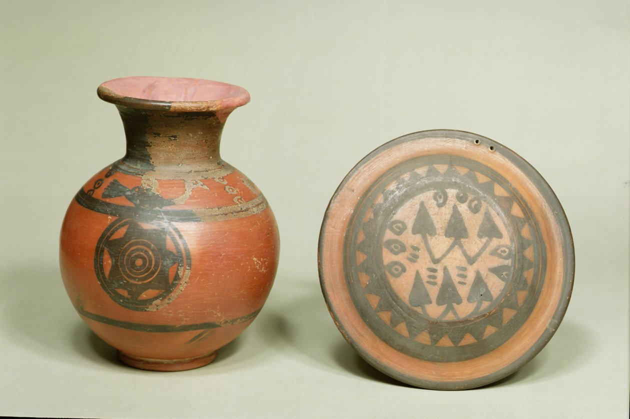 Pişmiş toprak kap ve kapak, Harappa