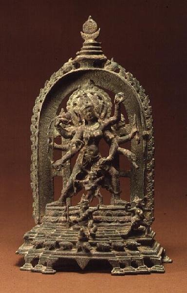 Tirthankara Parsvanatha, Maitraka, Akota, Gujarat (bronz) by Indian School