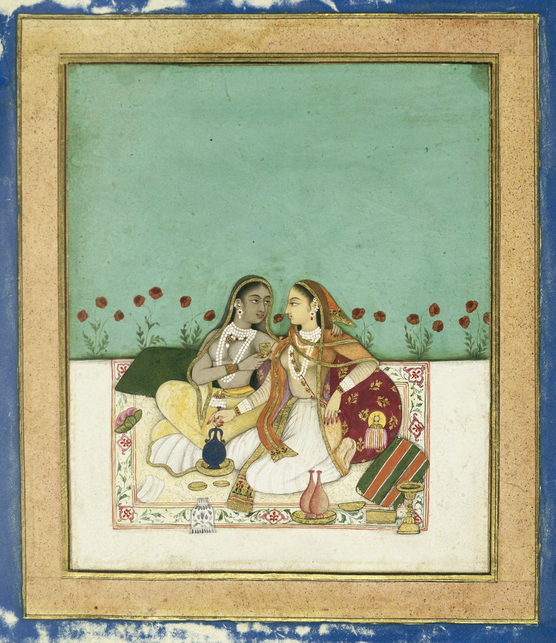 Terasta İki Kadın, 1700