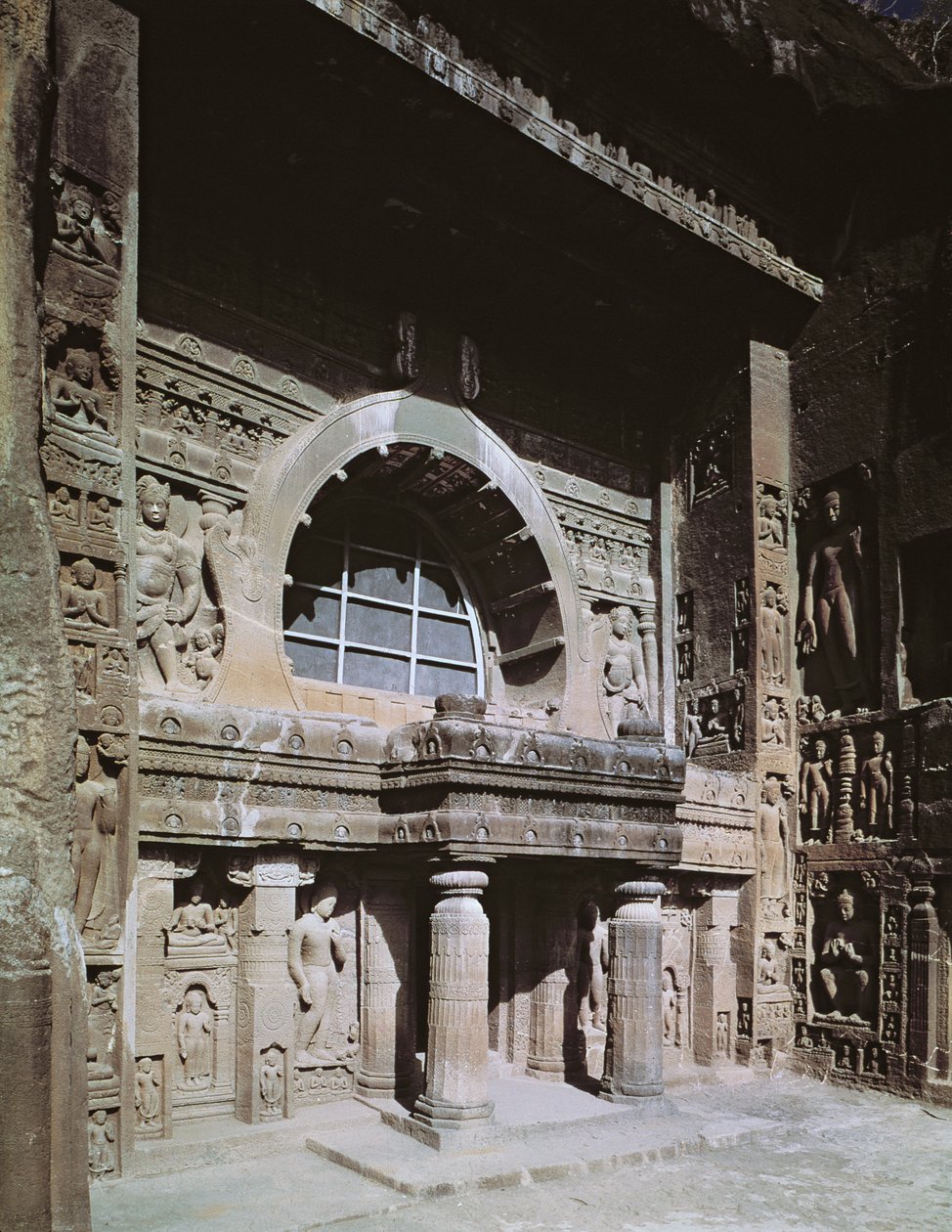 Girişin görünümü, Mağara 19 by Indian School