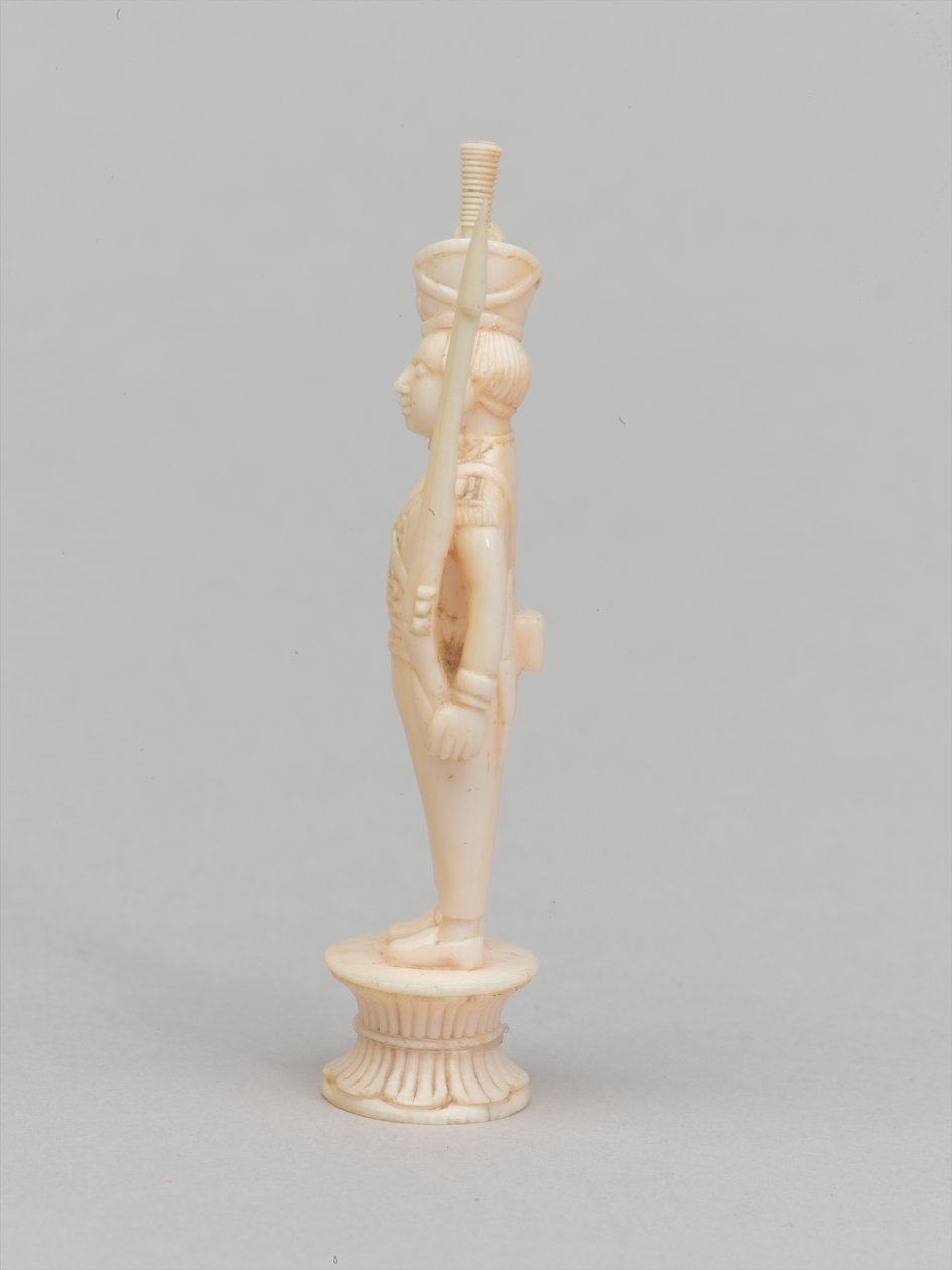 Beyaz piyon, satranç taşı, Hindistan, 1820 dolaylarında by Indian School