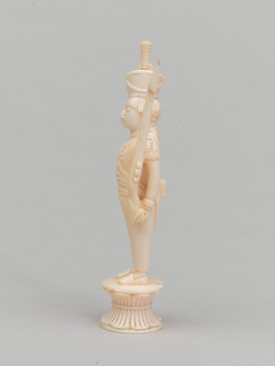 Beyaz piyon, satranç taşı, Hindistan, 1820 dolaylarında by Indian School