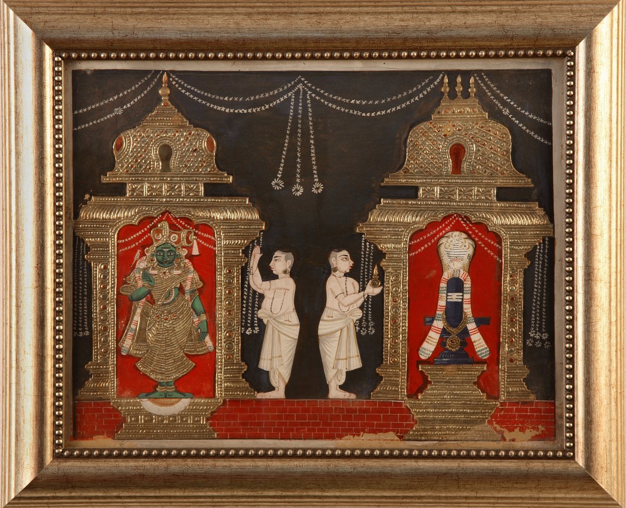 Shivalingam şeklinde Visnhu ve Shiva