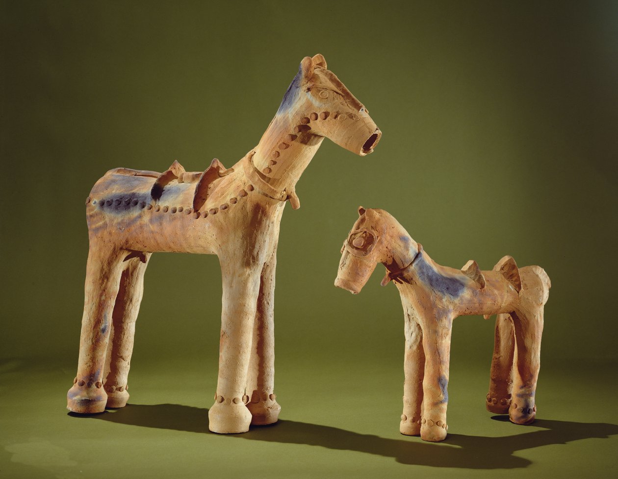 Model atlar, MÖ 2000 dolayları (toprak çanak çömlek) by Indo Aryan School
