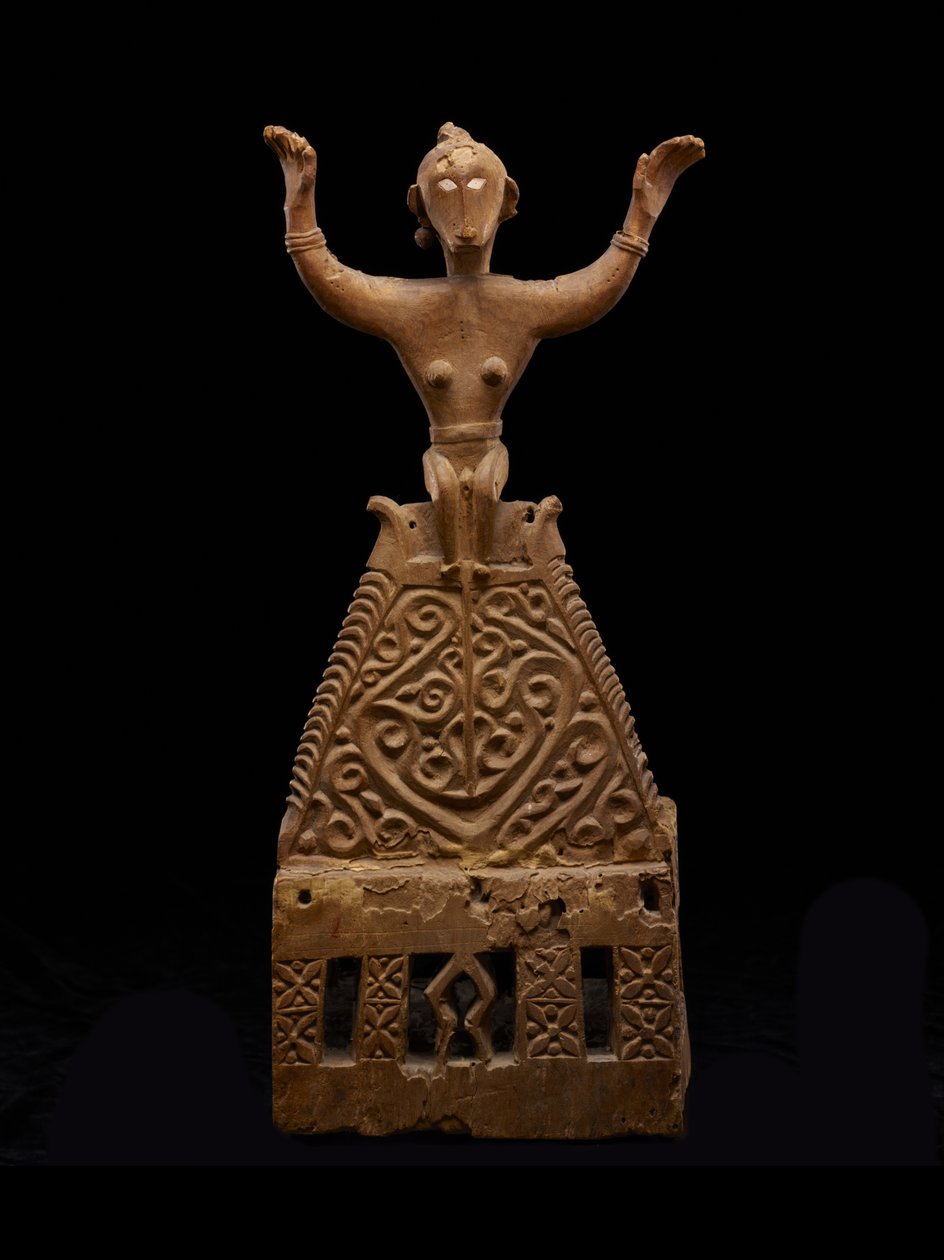 İlk kadın atayı (luli) tasvir eden sunak by Indonesian School