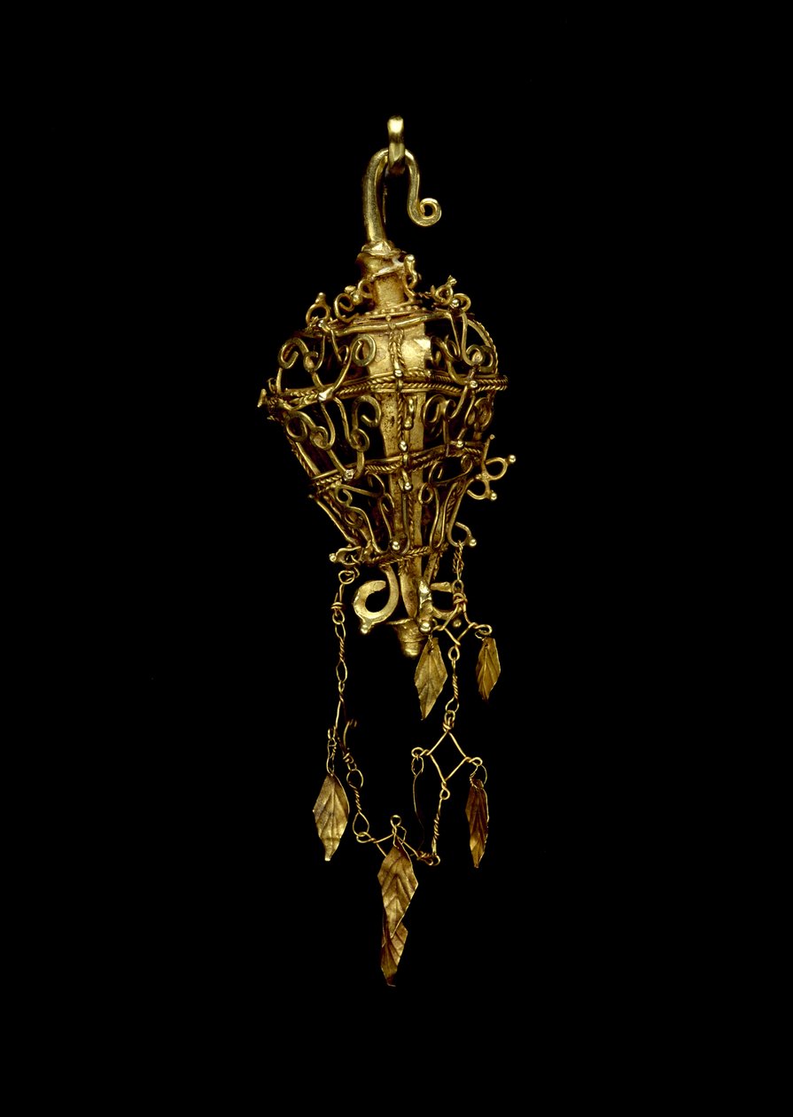 Küpe (ata wolo veya mboko leba), Lio halkları, 19. yüzyılın başları (altın) by Indonesian School
