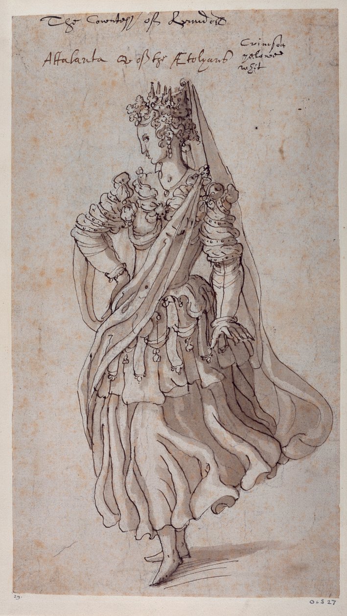 Kraliçe Atalanta by Inigo Jones