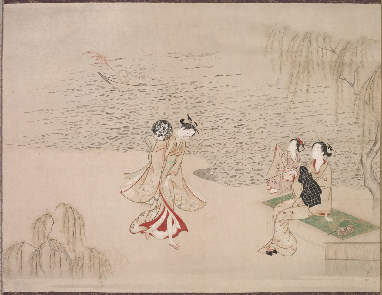 Sahildeki Güzellikler by Ippitsusai Bunchō