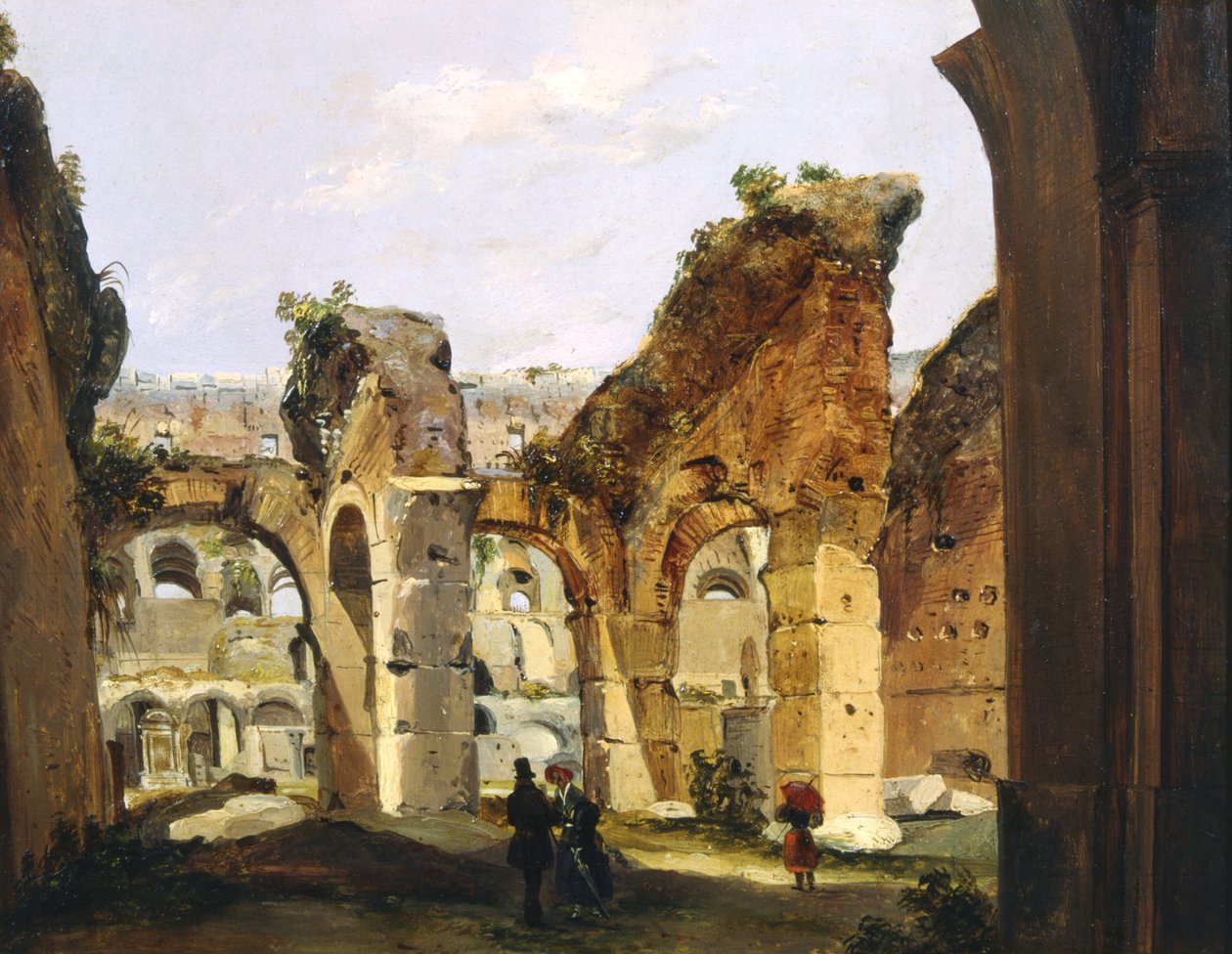 Kolezyum ve eski Via Crucis