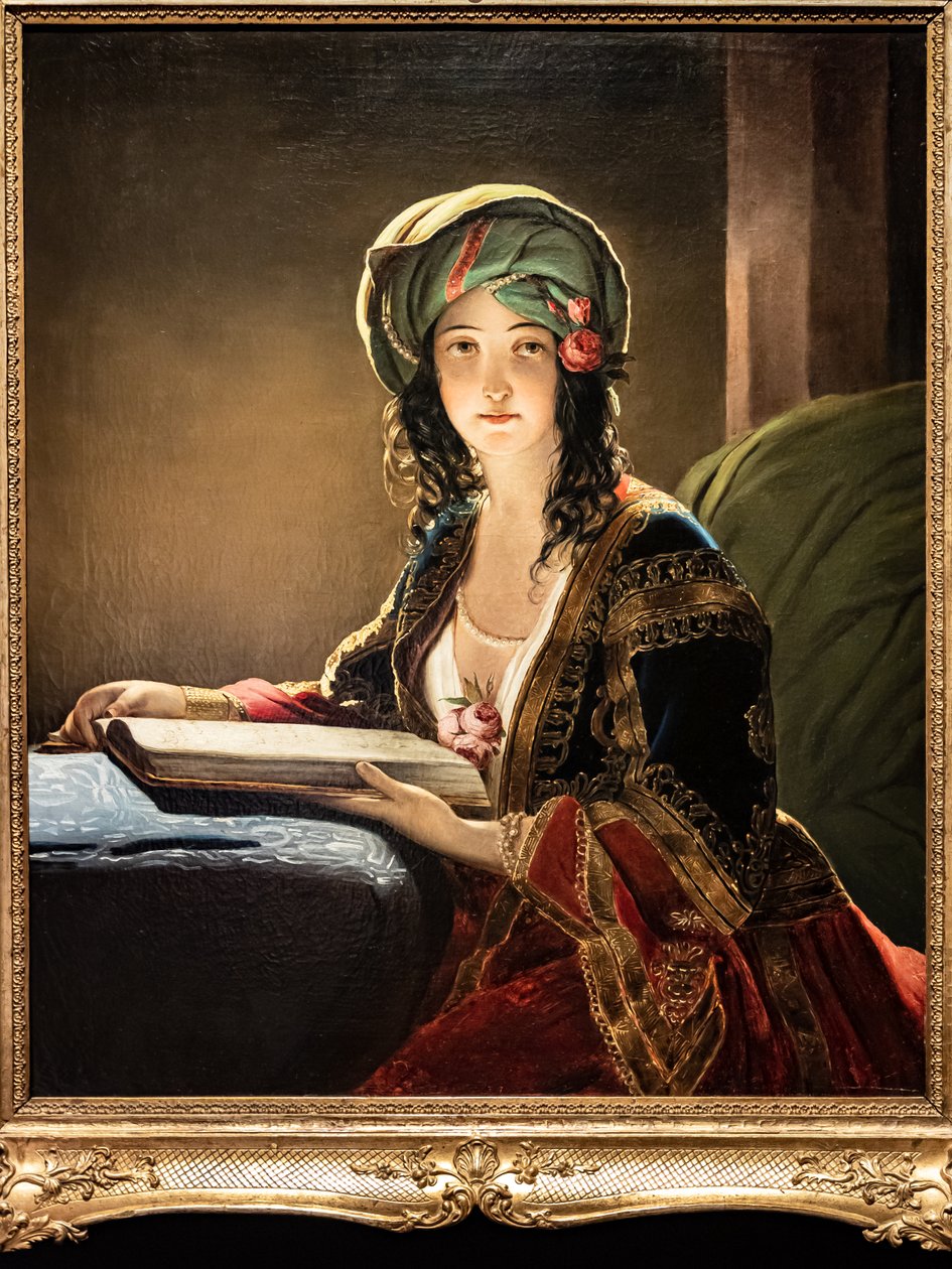 Doğulu bir kadının portresi by Ippolito Caffi