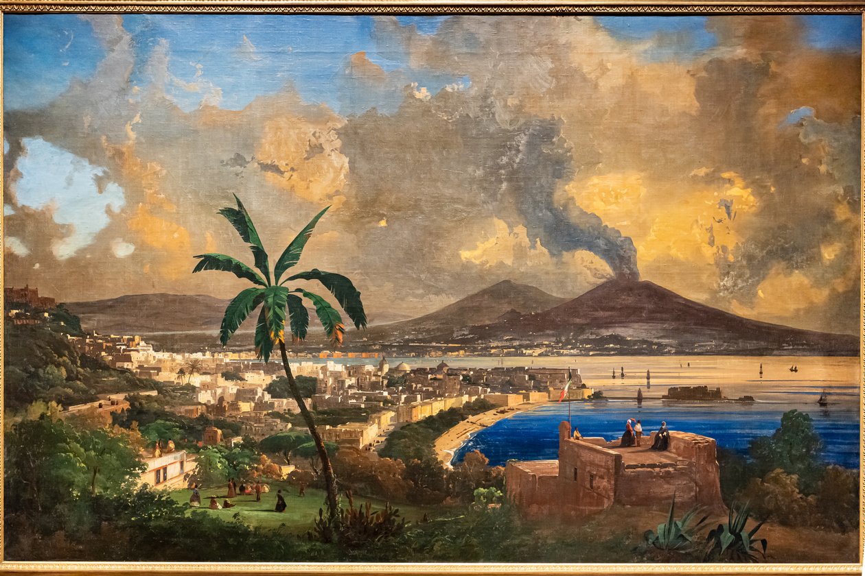 Napoli manzarası by Ippolito Caffi