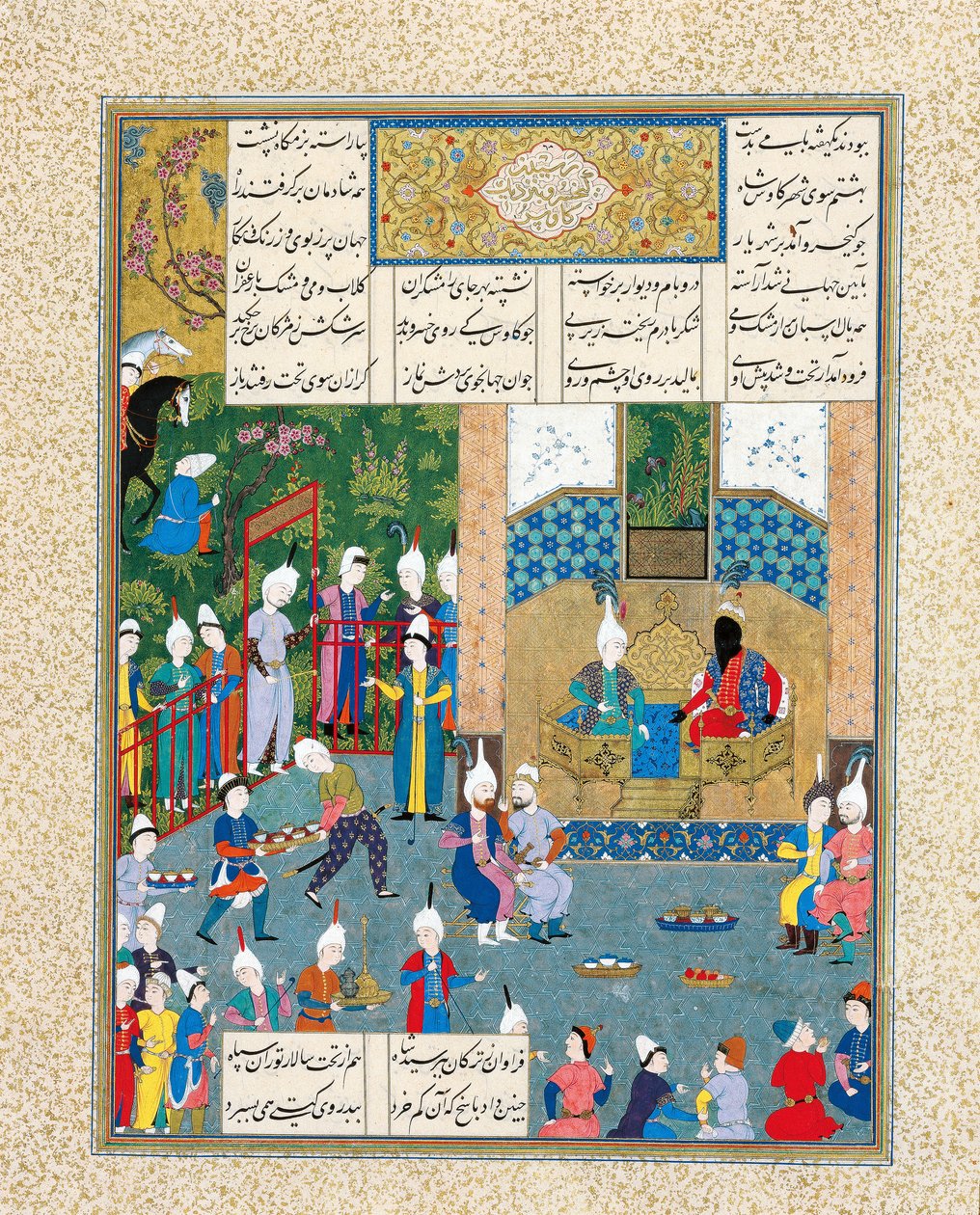 Kay Hüsrev, İran Kralı Dedesi Kay Kaus Tarafından Karşılandı by Iranian Master