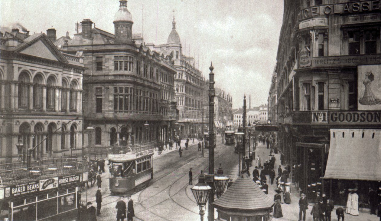 Kraliyet Bulvarı, Belfast, 1900 dolayları by Irish Photographer