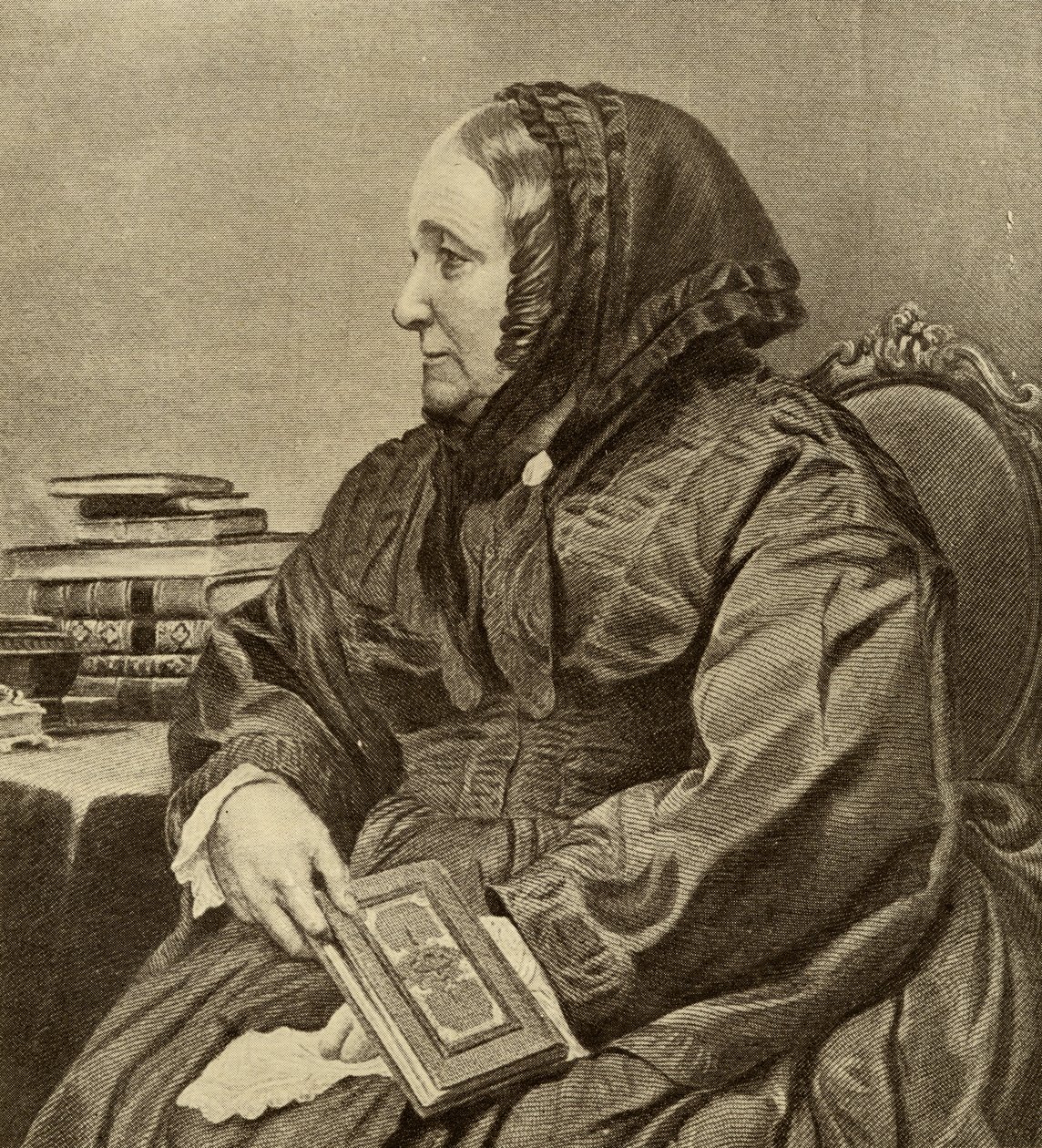 Anna Brownwell Jameson (1794-1860)  by Irish School