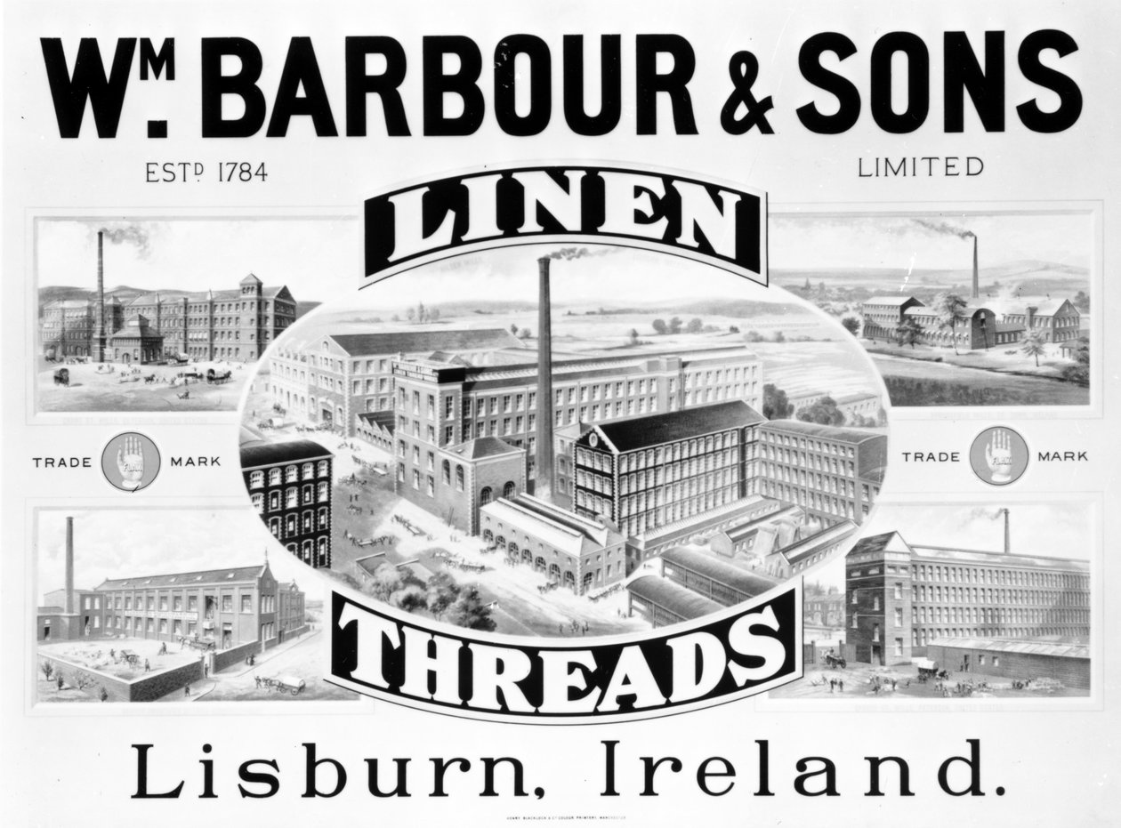 Wm için reklam. Barbour und Sons (lito) by Irish School