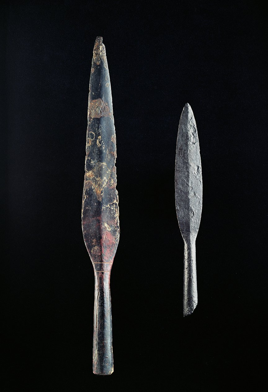 İki mızrak ucu (demir) by Iron Age