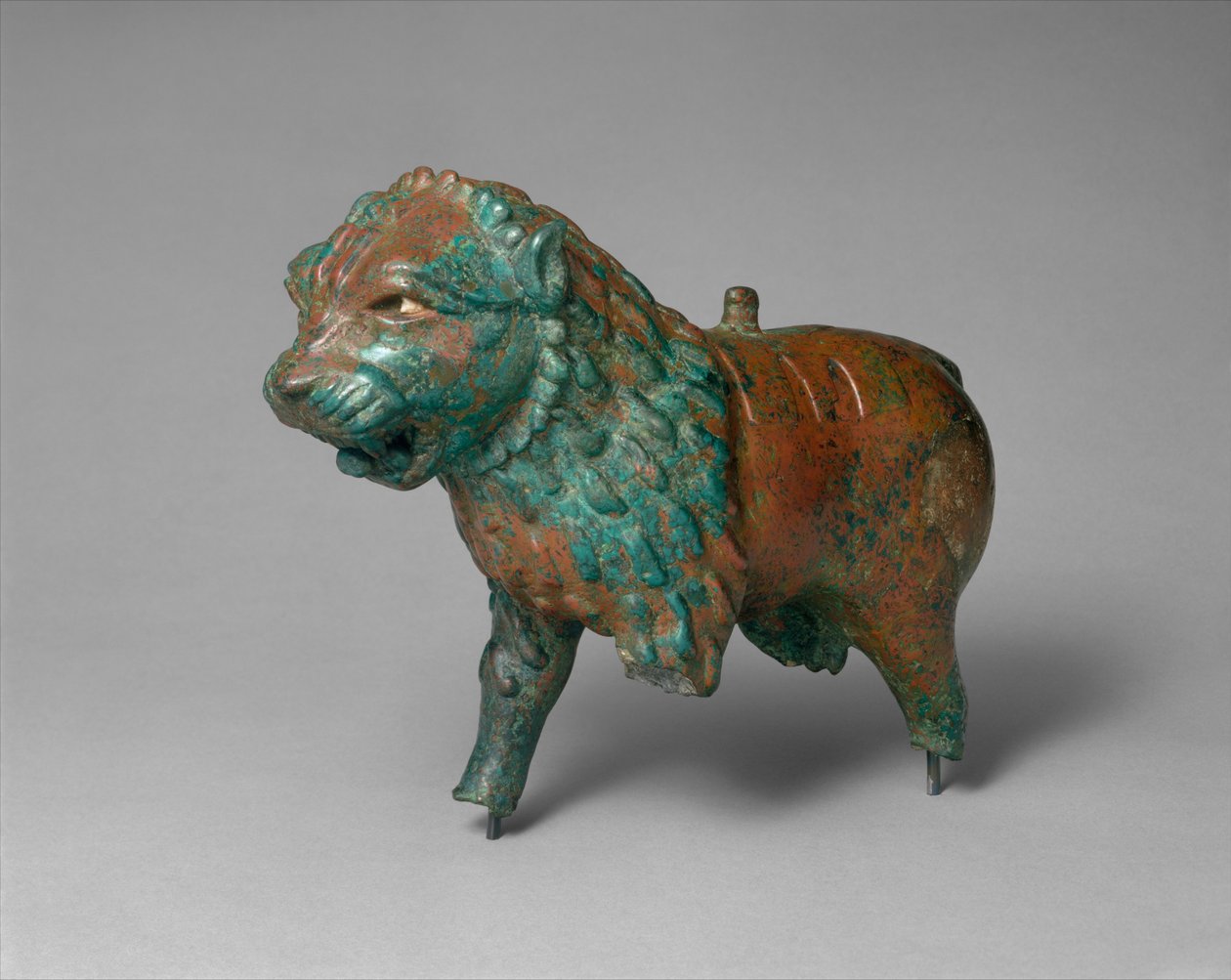 Aslan figürü, MÖ 1. binyılın başlarından ortalarına kadar (bakır alaşımı) by Iron Age