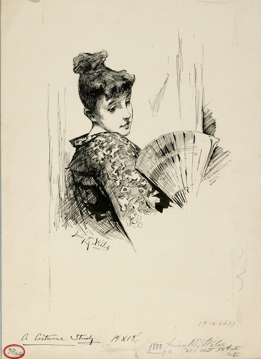 Bir Kostüm Çalışması by Irving Ramsay Wiles