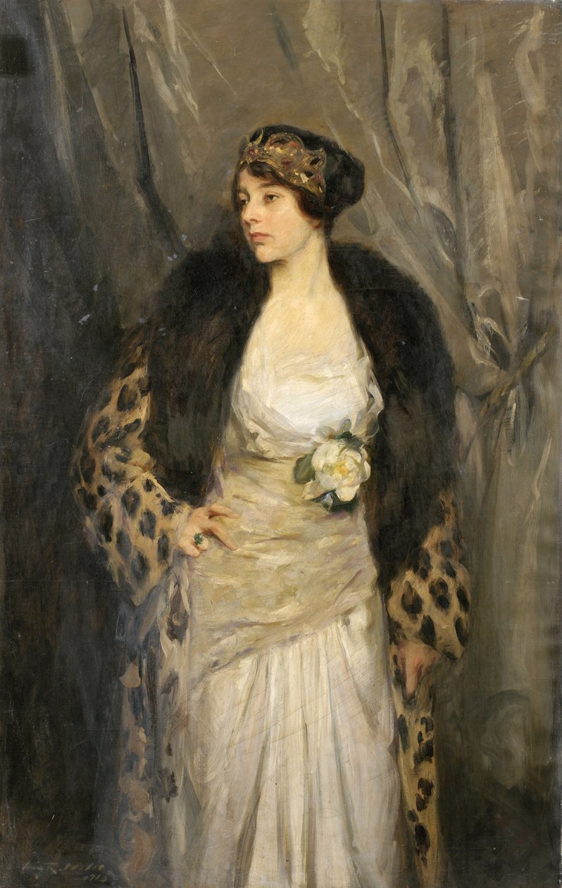 Leopar Paltolu Gladys Wiles (Leopar Palto) by Irving Ramsay Wiles