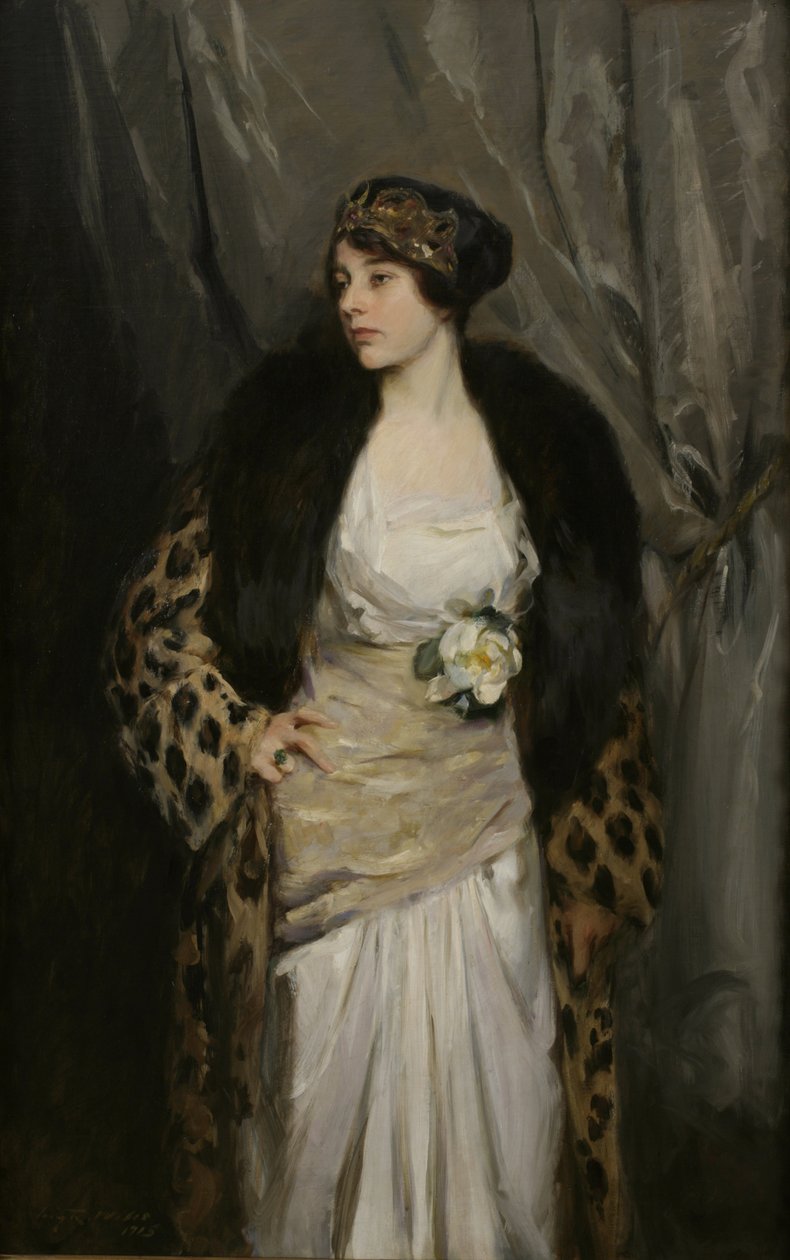 Leopar Paltolu Gladys Wiles (Leopar Palto) by Irving Ramsay Wiles