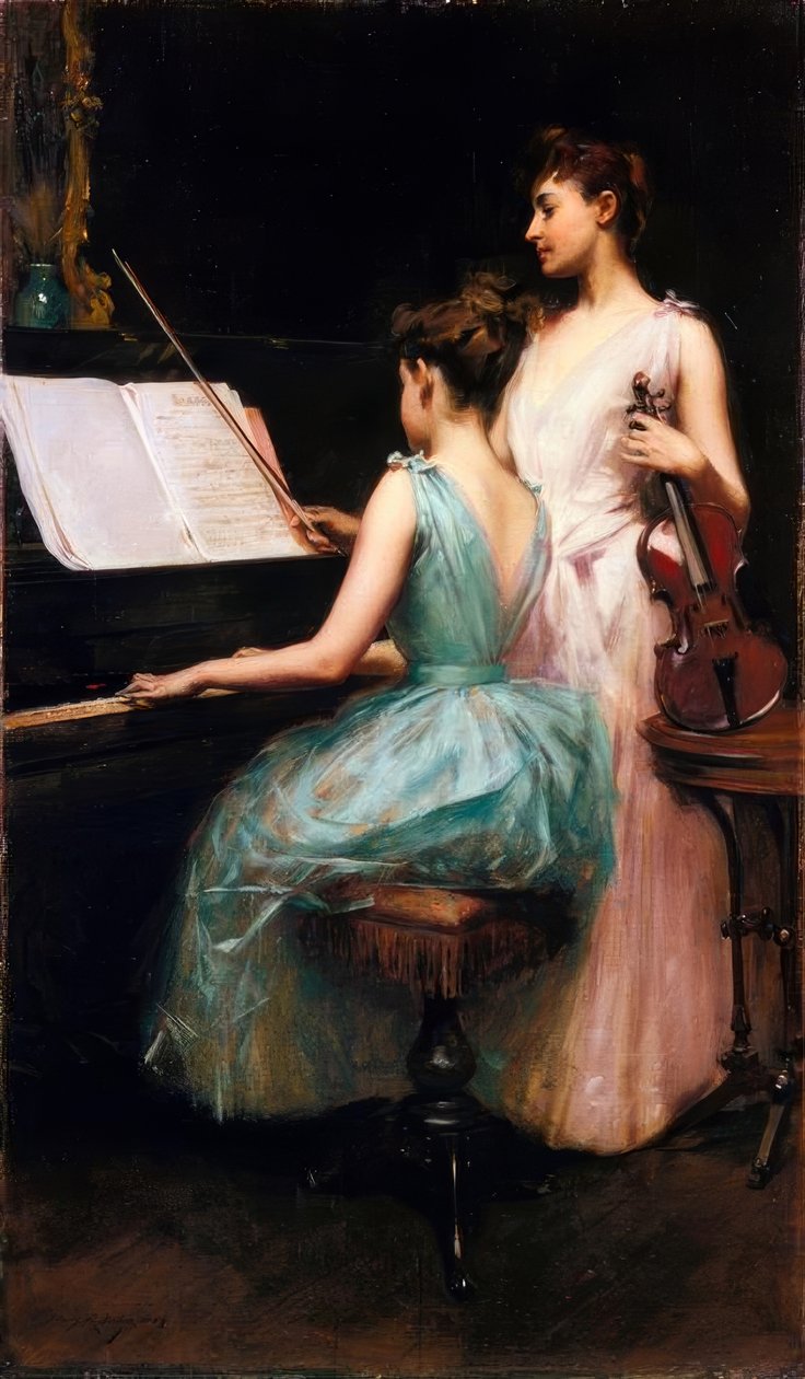 Sonat by Irving Ramsay Wiles