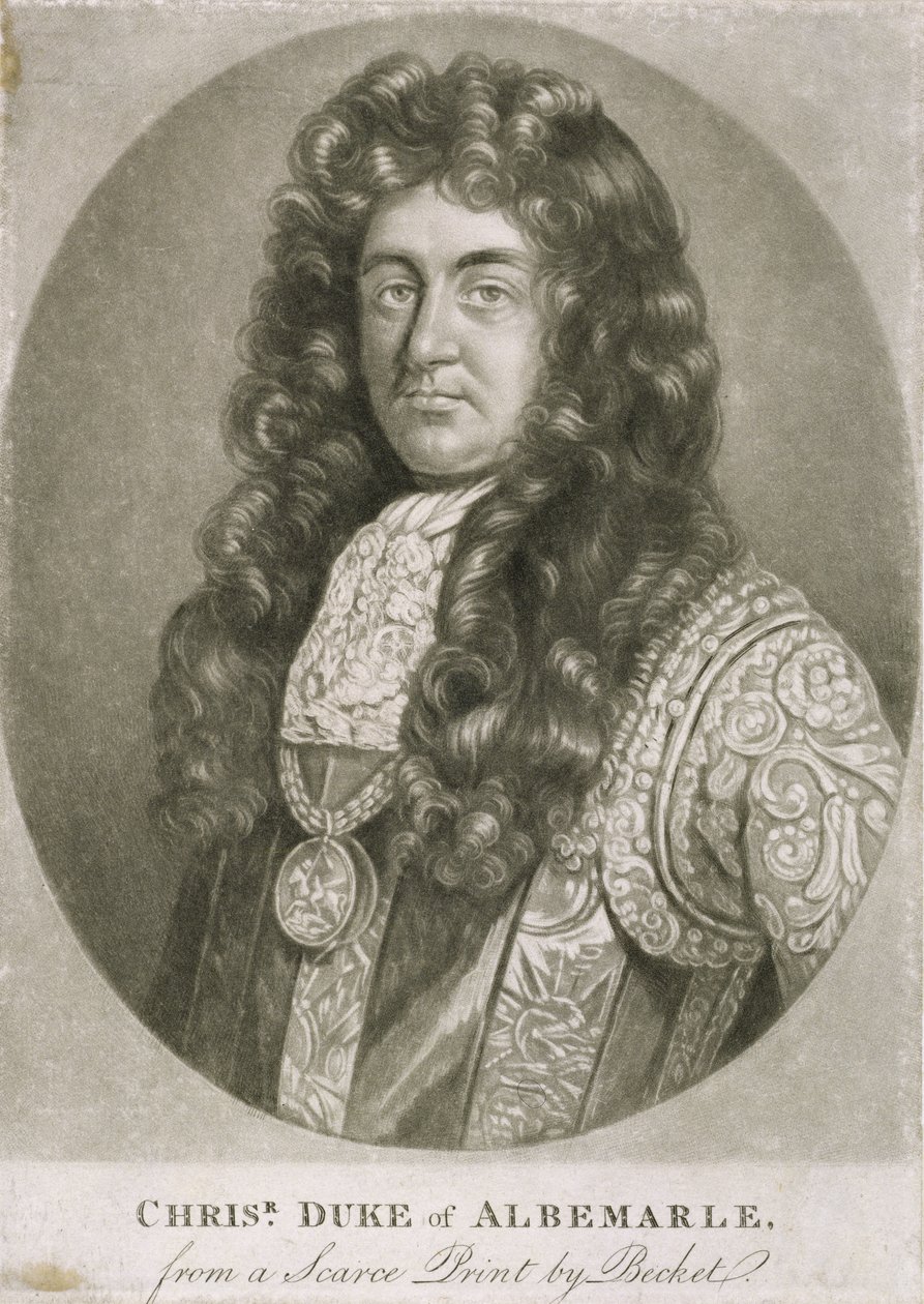 Christopher Monck, 2. Albemarle Dükü (1653-88) by Isaac Becket