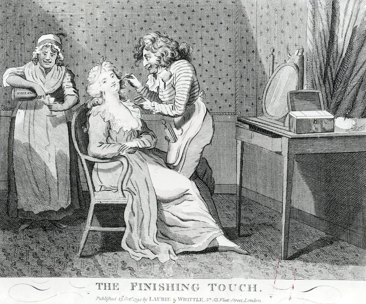 Son Dokunuş, 1794 by Isaac Cruikshank