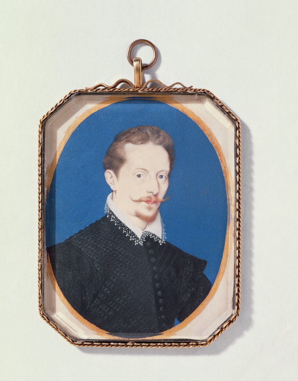 Sir Arundel Talbot, 1596 (parşömen üzerine wc) by Isaac Oliver