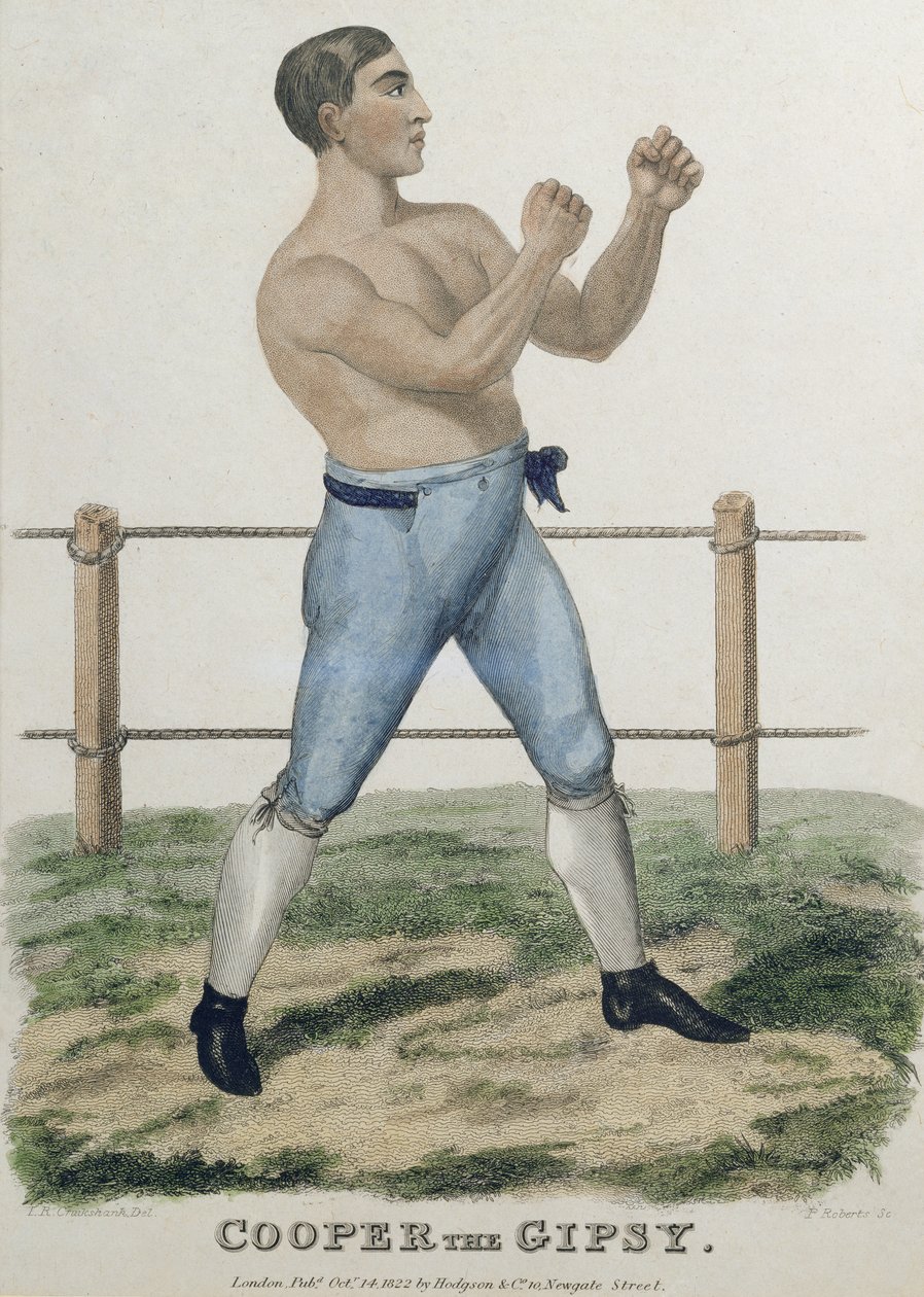 Cooper the Gipsy, P. Roberts tarafından kazınmış, 1822
