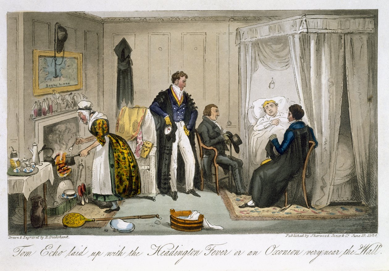Tom Echo, Charles Molloy Westmacott (1788-1868) tarafından Londra, 1825