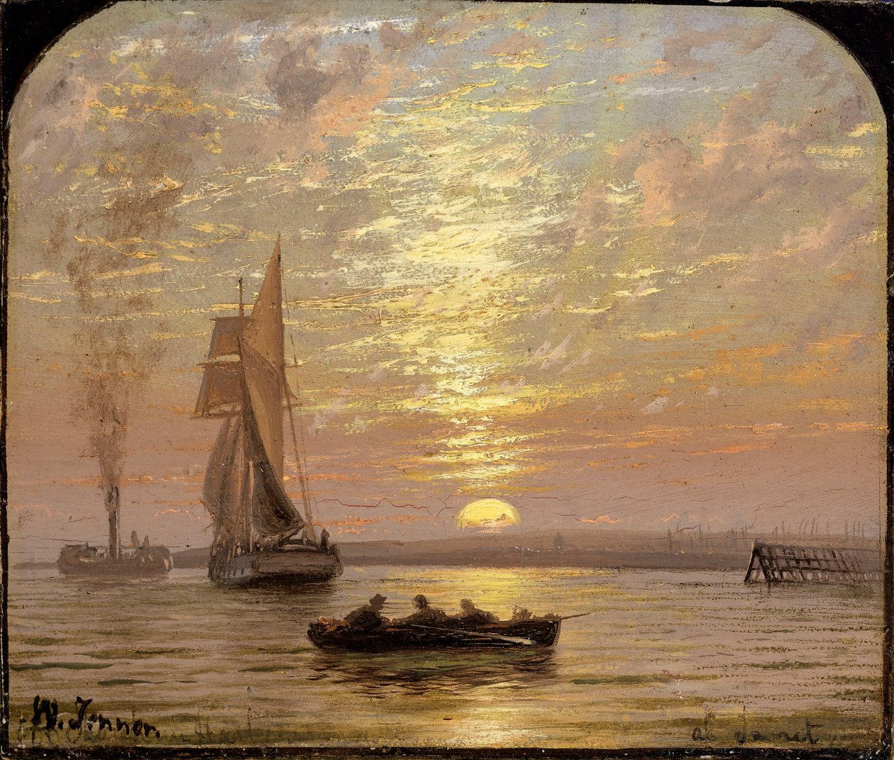 Gün Batımında, c.1875 by Isaac Walter Jenner
