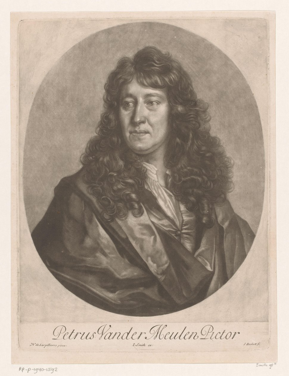 Pieter van der Meulen Petrus Vander Meulen Pictor'ın portresi (nesne üzerindeki başlık) by Isaac Beckett