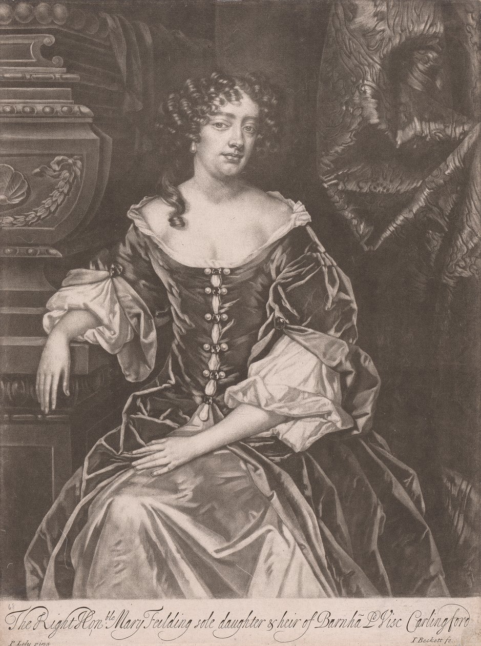 Çok Saygıdeğer Mary Feilding Barnha Lord Viscount Cardingford'un tek kızı ve varisi by Isaac Beckett
