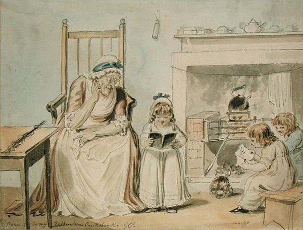 Bir Kadın Okulu by Isaac Cruikshank