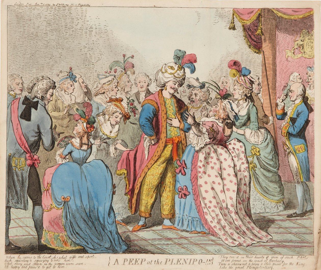 Plenipo'da Bir Peep by Isaac Cruikshank